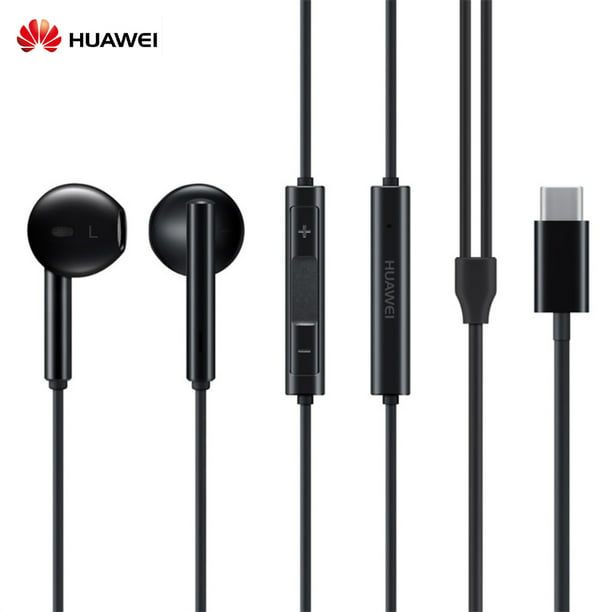 HUAWEI CM33 Classic Earphones (USB-C Edition) Half In-ear Corded Headset Handsfree High-Resolution Audio Immersive Wired Headphone with Mic Microphone Volume Control Wind Noise Reduction Cancel - Walmart.com - Walmart.com