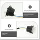 thumbnail image 3 of Arnés de cableado para luces de motocicleta, casquillo para faro de motocicleta, adaptador de arnés para bombilla de motocicleta, 3 of 8