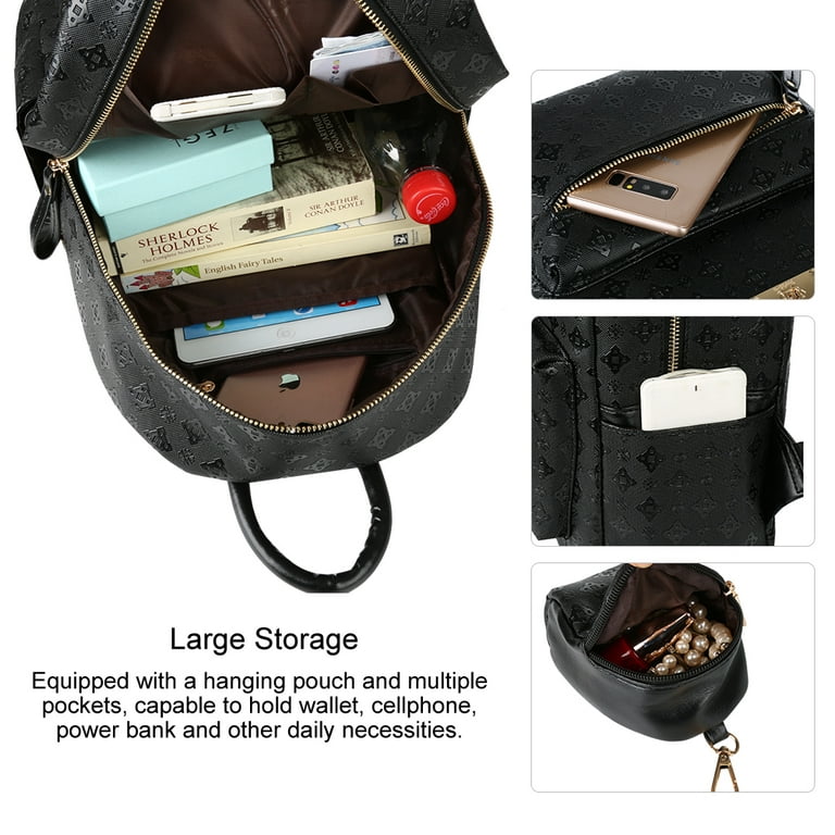 Louis Vuitton Black Leather Monogram Spotlight Multiple Wallet