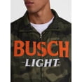 thumbnail image 4 of Busch Light Men's and Big Men's Graphic Windbreaker Jacket with Long Sleeves, Sizes S-3XL, 4 of 6