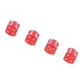 thumbnail image 1 of 4 Piezas Dados De La Válvula Vástagos De De Cubierta De Del Neumático Del Coche De Rojo Yotijar Dice Valve Stem Caps, 1 of 9