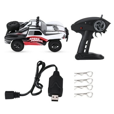 2.4GHz 1/18 Remote Control Four-Wheel Drive Car RC Model Vehicle Toy(White)