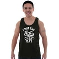 thumbnail image 3 of I Put Eat In Cheat Day Funny Foodie Tank Top T Shirts Men Women Brisco Brands S, 3 of 6