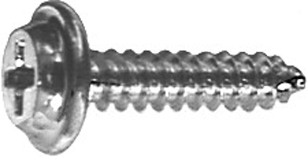 8 X 3/4" Phillips Flat Top Washer Head Screws Zinc