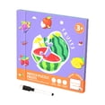 thumbnail image 1 of Rompecabezas de emparejamiento, juguetes Montessori de desarrollo para niños de 3 años para motricidad fina frutas, 1 of 9