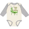 thumbnail image 3 of Inktastic Praying Mantis- Clearly Up to Something Boys or Girls Long Sleeve Baby Bodysuit, 3 of 5