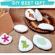thumbnail image 5 of Rocas de pintura grandes, planas y lisas, piedras de pintura multicolores, piedras para arte y bricolaje, escogidas a mano, perfectas para fiestas infantiles, manualidades y decoración(Blanc, 5 of 5