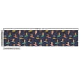 thumbnail image 3 of Ambesonne Surfboard Fabric by the Yard Upholstery, Doodle Surfer People Art, 3 Yards, Dark Indigo and Multicolor, 3 of 5