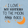 thumbnail image 3 of Inktastic I Love My Sisters to the Moon and Back Baby Burp Cloth, 3 of 3