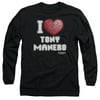 Saturday Night Fever Romance Disco Movie I Heart Tony Adult Long Sleeve T-Shirt