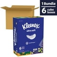 thumbnail image 3 of (3 pack) Kleenex Ultra Soft Facial Tissues, 6 Cube Boxes, 60 Tissues per Box, 3-Ply, 3 of 21