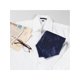thumbnail image 4 of CORBATA ASCOT DE DÍA DEL PADRE HOMBRE INSPIRADA EN CHIC PATRÓN DE LUNARES CRAVAT NECKWEAR AZUL MARINO BLANCO TALLA ÚNICA, 4 of 5