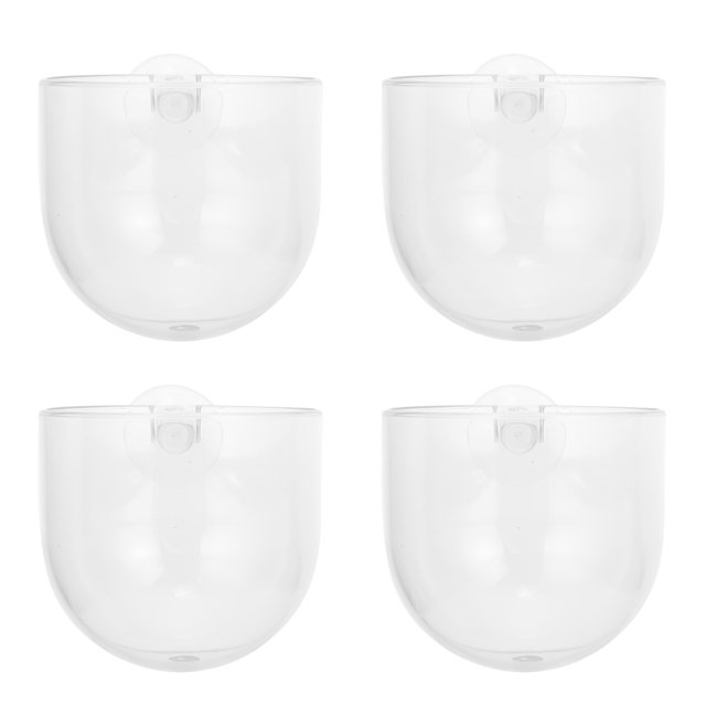 4pcs acuario plantando copa transparente acuático plantas taza de acuario estante para el tanque de pescado