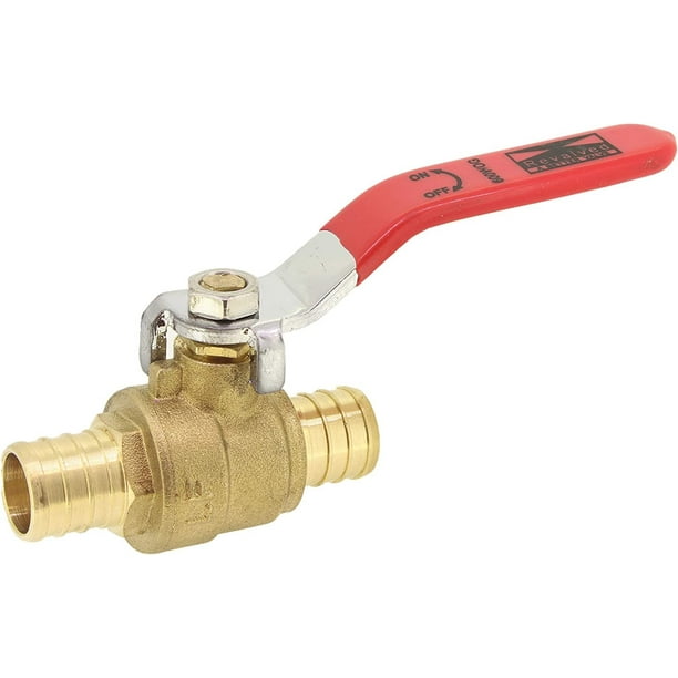 REVALVED PEX Full Port 1/2 in. Brass Ball Valve LeadFree Brass Water