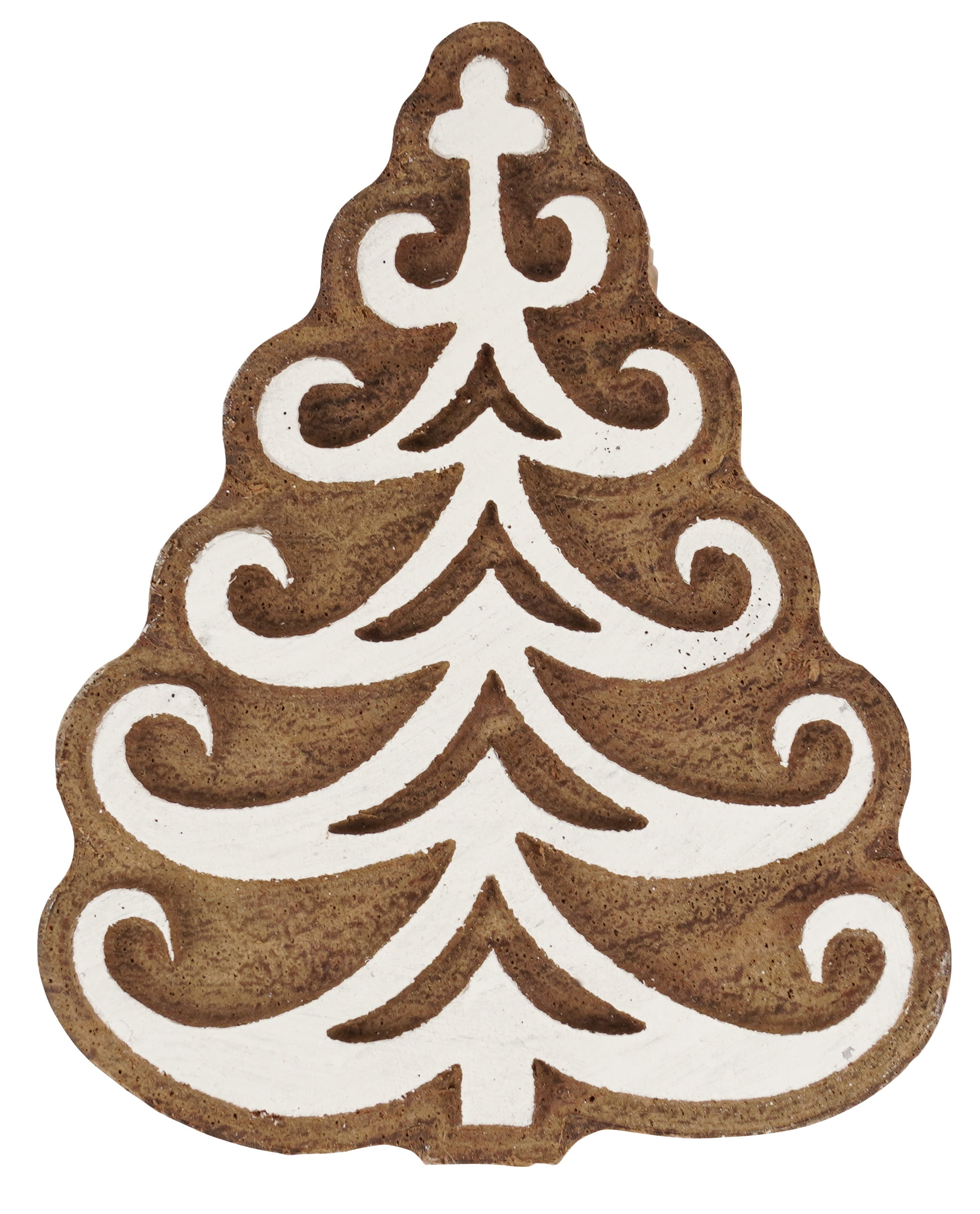 Tree stamp, Large tree stamp, indian wood stamps, hand carved wood