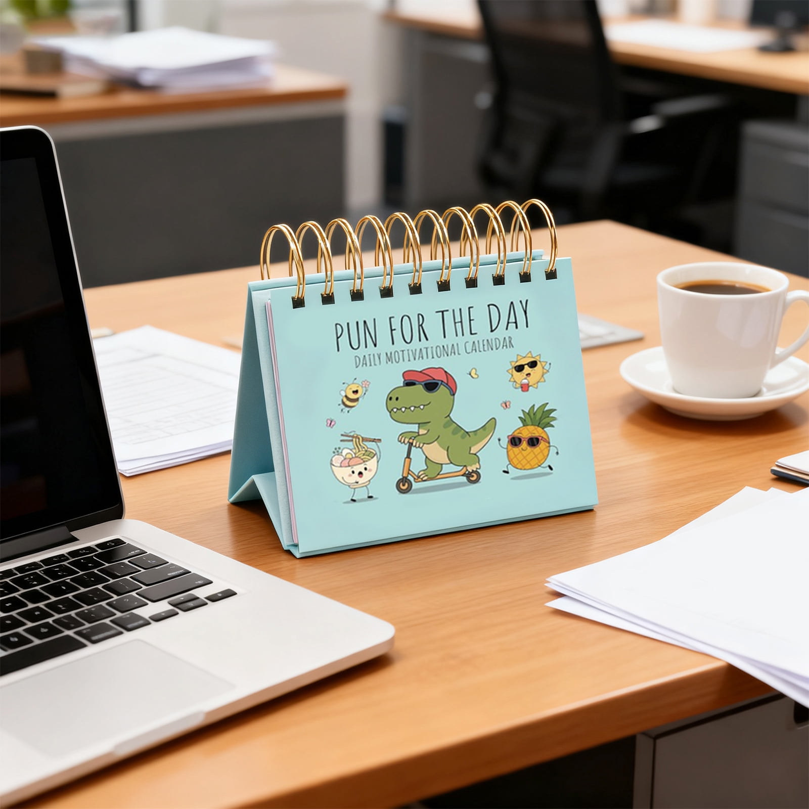 2026 Motivational Desk Calendar, Daily Tear-Off Pun of The Day Jokes & Inspirational Quotes, Perpetual Table Decoration, For Home Office, Gift For Friends Coworkers