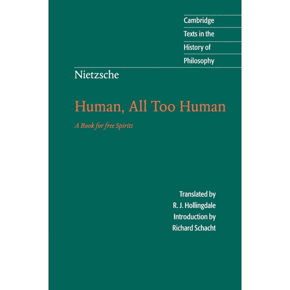 Libro Nietzsche Human All Too Human Cambridge University Press Segunda Edicion Ingles