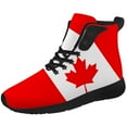 thumbnail image 5 of Aidianart Womens Canada Flag Awareness High Top Shoes High Top Sneakers Size 8.5, 5 of 5