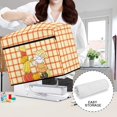 thumbnail image 6 of HELLHERO Pumpkin Patch Gnome Sewing Machine Protector Cover with Zipper Pockets Storage Pocket 17.7x8.6x12.5 Inch Easy to Clean, 6 of 8