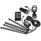 thumbnail image 3 of Luz de tira del coche LED, luz interior del coche de la música multicolor de 4pcs 48 LED, 3 of 14