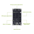 thumbnail image 3 of Computer Chassis PWM Violent Fan Speed Controller 9-Way 12V PWM 4Pin High-Power Fan Hub Controller Fan Governor, 3 of 6