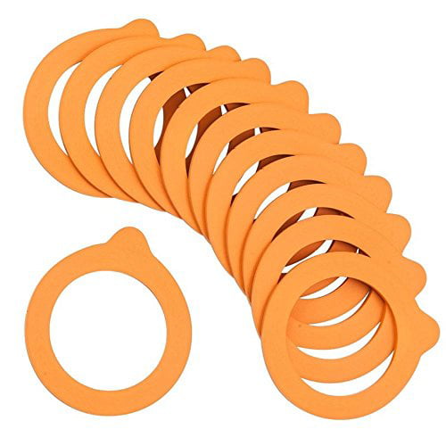 Le Parfait Orange Rubber Rings 70mm Sets of 12 12, 70mm JB 24 & 48 Seals 85mm & 100mm Zero Waste & Storage Jars Perfect for Jams & preserves