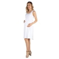 thumbnail image 4 of Maternity Sleeveless Scoop Neck Mini Dress, 4 of 9