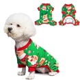 thumbnail image 1 of Pijama para Perro KYEESE de Terciopelo Suave Navideño Onesie XL, 1 of 6