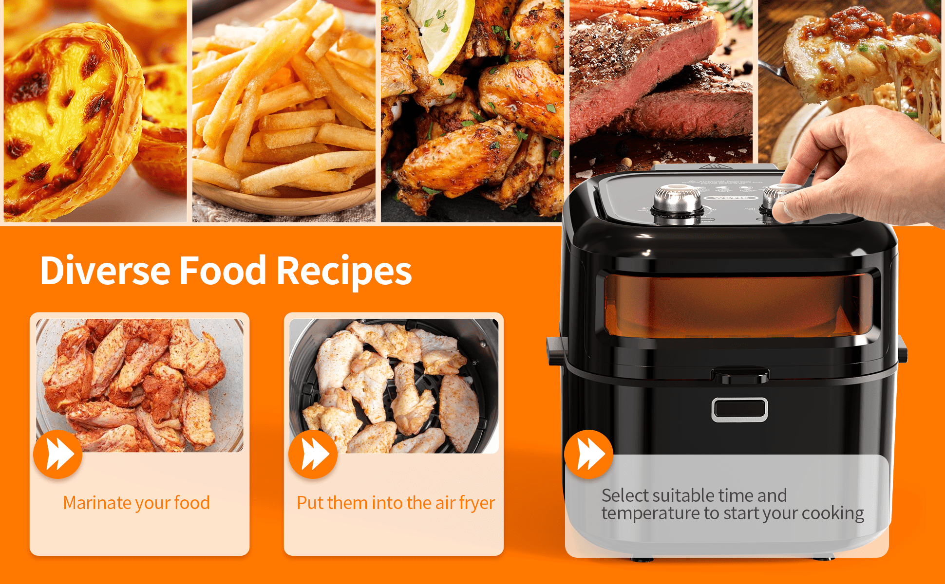 Air Fryer By Utopia Kitchen Product Review by VisualEyeCandy ReviewsJust4U!  