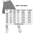 thumbnail image 4 of Bedetter Girls High Waisted Pleated Zip Tennis Style Skater Mini Skirt (kids), 4 of 4