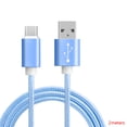 thumbnail image 4 of Langgg 2 Meters Type-C Nylon Data Cable Universal Woven Braided Charging Line Replacement Charge Wire, 4 of 9