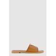 thumbnail image 2 of Women's Metallic V Pendant Notched Band Slide Sandals, 2 of 3