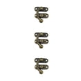 thumbnail image 1 of Scienceny Candado antiguo Cerradura de gancho Cerradura Hebilla oculta de protección Capturas Decoración Herrajes para muebles de Type1 NO1, 1 of 6