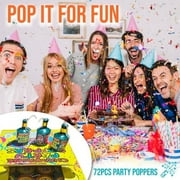 Classic Party Poppers - 72 Ct.