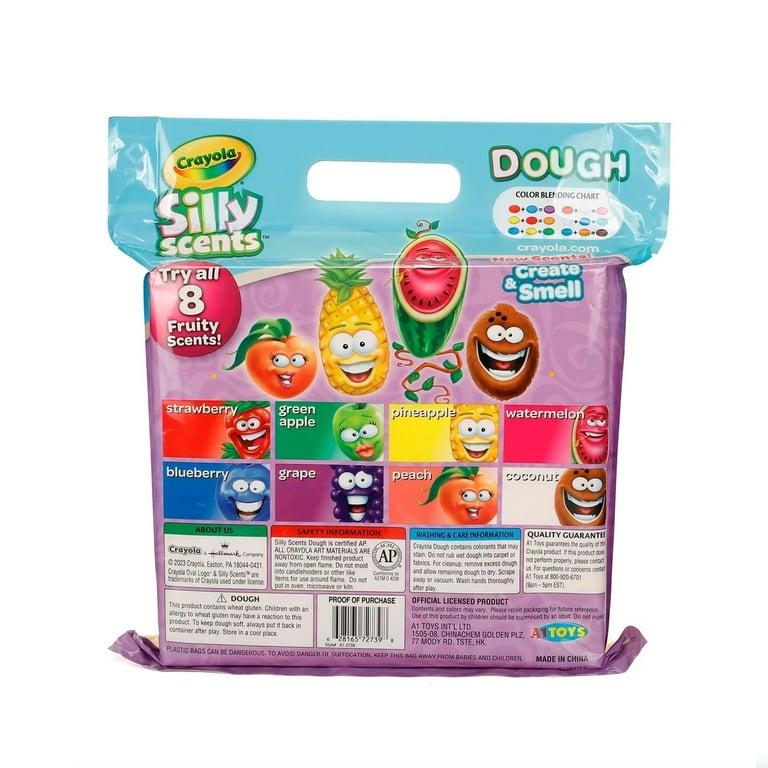 Crayola Dough, Silly Scents - 24x5oz Scented Playdough Pack in 6 Colors and  Scents | Play Dough Bulk for Valentine's Day Gifts for Kids Classroom