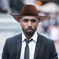 thumbnail image 4 of Raindrops Stylish Foldable Western Hat Western Cowboy Hat Cowgirl Hat Men Cowboy Sun Hat Foldable Classic Western Newsboy Cap Summer Wide Brim Roll Up Cowboy Hat, 4 of 8