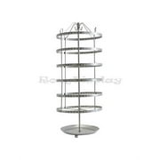 JW-DQFA-216 Boutique Earrings Rotating Holder Display - Gray, 108 Pieces