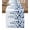 White Blue, variant on Purple Eucalyptus Leaves Table Runner Cotton Linen 36 Inch Holiday Dresser Scarves, Watercolor Floral Leaf Plants Tablerunner for Kitchen Coffee Dining Bedroom Dinner Scarf Décor 13''x36''