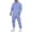 Z01 Light Blue, variant on Men Sweatsuits 2 Piece Set Casual Solid Color Hoodies Sweatshirt And Joggers Sweatpants Set Street Fall Sport Suit Sets Winter Clothes Outfits