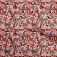thumbnail image 1 of oneOone Cotton Cambric Red Fabric Abstract Sewing Fabric By The Yard Printed Diy Clothing Sewing Supplies 56 Inch Wide, 1 of 4