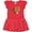 Red and Polka Dot, variant on Inktastic Spring Animals, Cute Squirrel, Colorful Flowers Gift Baby Girl Dress
