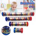thumbnail image 2 of CAROOTU Rainbow Hourglasses Rainmaker Rain Stick Raindrop Sound Musical Toy for Kids Portable, 2 of 6