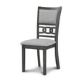 thumbnail image 5 of New Classic Gia 3 Piece Contemporary Rubberwood Dining Table Set, Gray, 5 of 10