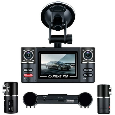 Fdit Dual Lens Car Vehicle 1080P HD Dash Camera DVR Cam Night Vision Recorder,2.7  Dual Lens Car Vehicle 1080P HD Dash Camera DVR Cam Night Vision