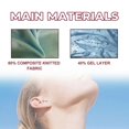 thumbnail image 3 of HOUKEA HKA06-A044-1-PK1 Neck Care Band Knitted Cloth+Gel Relieve Fatigue Healthy Neck Strap, 3 of 5