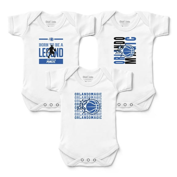 Infant Chad & Jake Orlando Magic Three-Pack Bodysuit Set