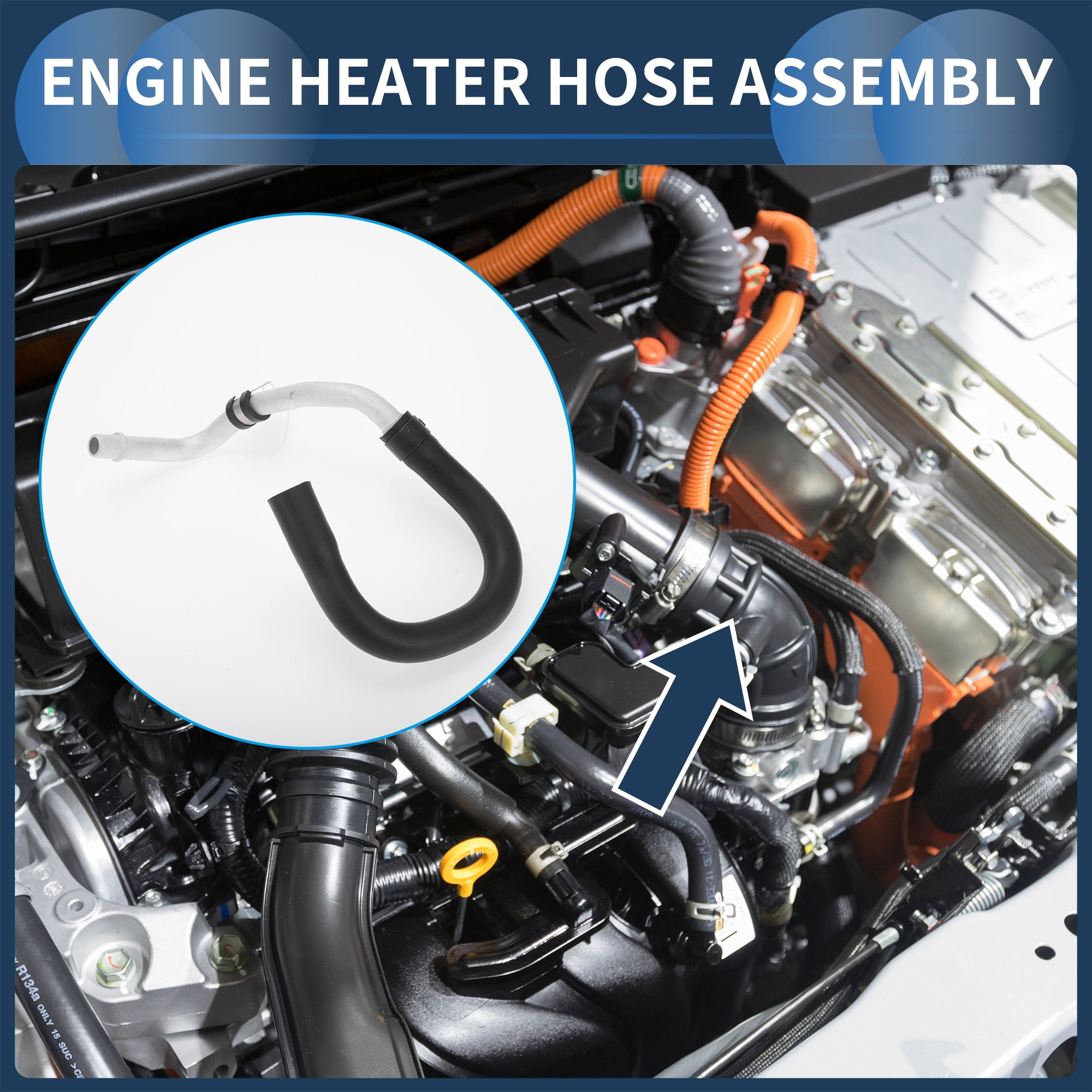 Unique Bargains Engine Heater Hose Assembly For Chevrolet Blazer 5.7L 1992-1994
