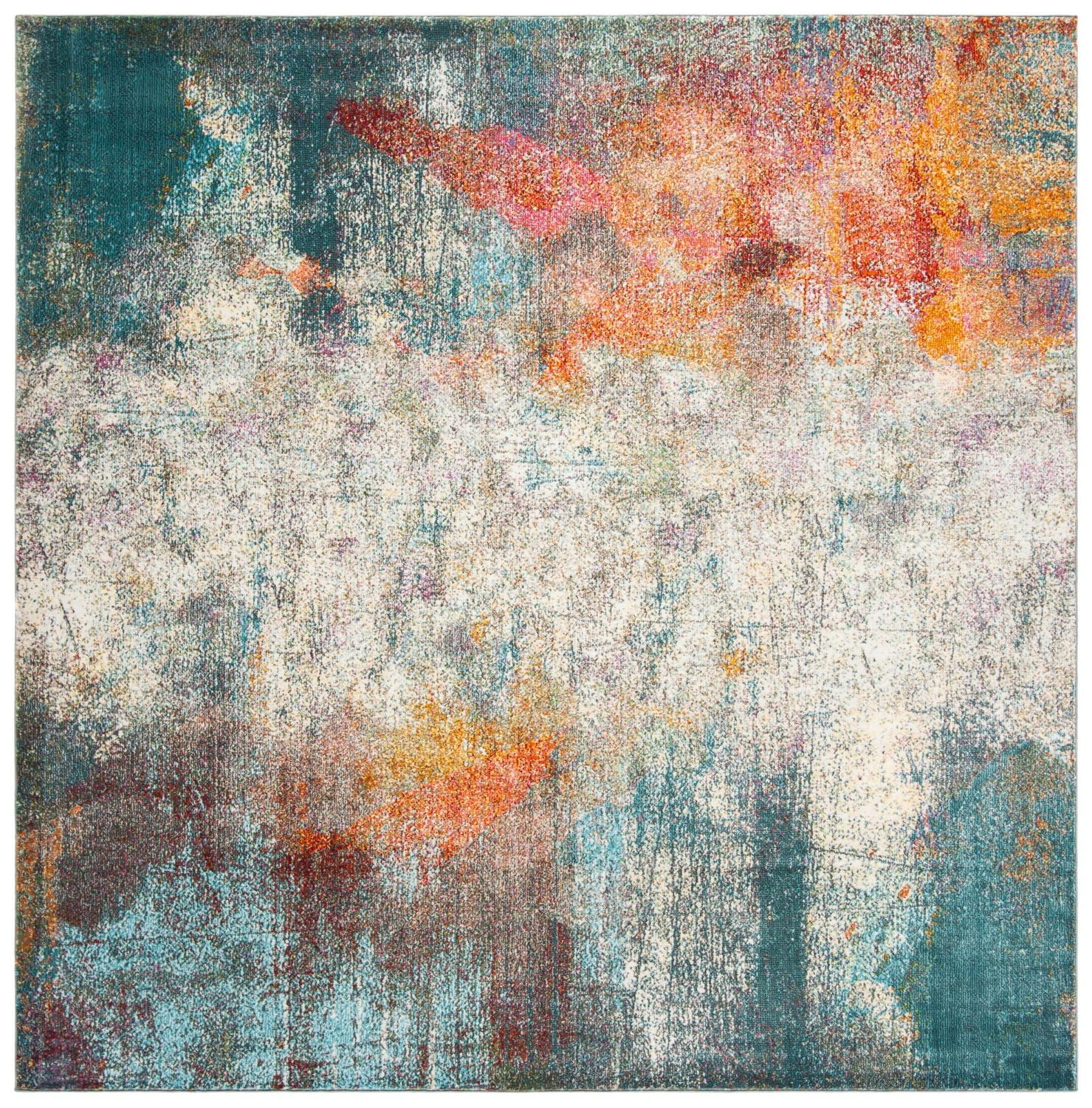 SAFAVIEH Luxor Jerri Abstract Distressed Area Rug