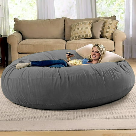 Jaxx 6 Foot Cocoon - Large Bean Bag Chair for Adults, (Best Bean Bags For Adults)
