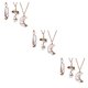 thumbnail image 4 of Sonducket 3 Pieces Moon Necklace Adjustable Dainty Gemstones Pendant Accessories Tree Wire Ring Women of Jewelry Life Wrap for Daily Wear Como se muestra 3piezas Sonducket CBP220160, 4 of 6